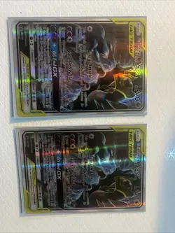 2 Pokemon Garchomp & Giratina Tag Team GX SM193 Holo Card - Image 1