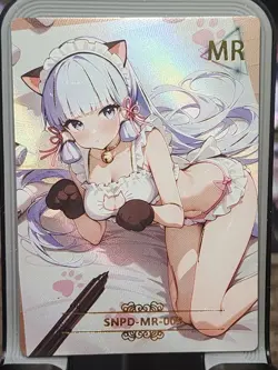 Kamisato Ayaka Girl Party The Charm Of Goddess Story Anime Waifu Card MR MR-009 - Image 1