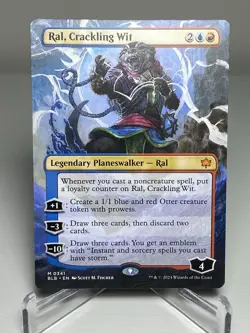 Ral, Crackling Wit | 0341 | Borderless Non-Foil NM | MTG Bloomburrow BLB | ENG - Image 3