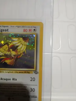 VHTF SPANISH Pokemon TCG Card English 1st edition Jungle Pidgeot 8/64 Holo LP - Image 6