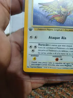 VHTF SPANISH Pokemon TCG Card English 1st edition Jungle Pidgeot 8/64 Holo LP - Image 7