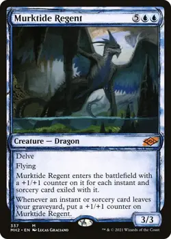 MTG MH2 NM Showcase Murktide Regent - Image 1