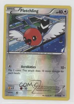 Fletchling Reverse Foil Pokemon XY Roaring Skies #82 wq8 - Image 1