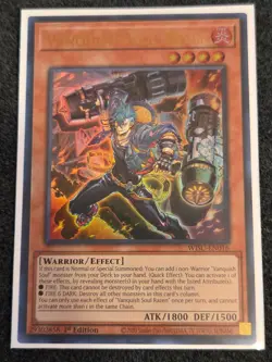 Vanquish Soul Razen WISU-EN016 Wild Survivors 1st Edition Ultra Rare NM Yugioh  - Image 1