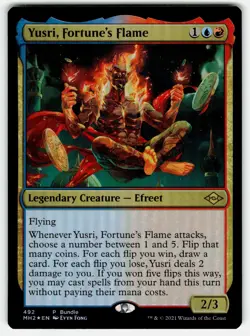 Yusri Fortunes Flame FOIL Alternate Art 492 MTG Magic The Gathering Card NM - Image 3
