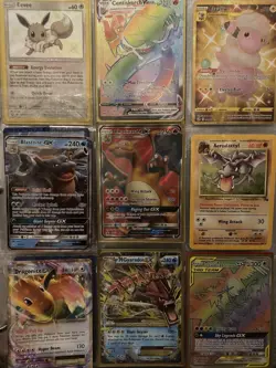 Pokémon Lot Ultra Rare/Rainbow/Secret Rare/Charizard/WOTC Holo/mega 10 Cards - Image 8