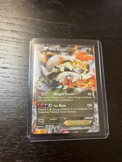 White Kyurem EX - 103/149 - Pokemon Boundaries Crossed Black White Rare Card LP - Image 1