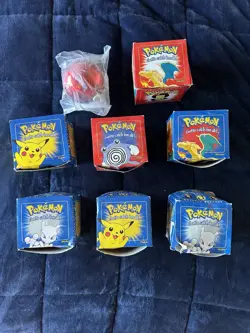 Pokemon 23k Gold Plated 1999 Burger King / Nintendo Trading Cards (7/8 SEALED) - Image 5