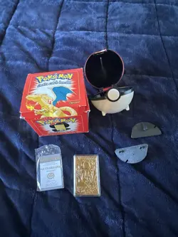 Pokemon 23k Gold Plated 1999 Burger King / Nintendo Trading Cards (7/8 SEALED) - Image 7