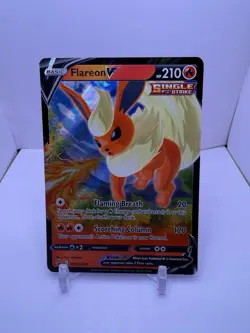 Flareon V SWSH149 SWSH: Sword & Shield Promo Cards Holo Pokémon TCG - Image 1