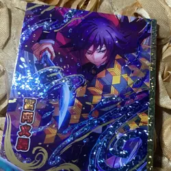 Giyu Tomioka Demon Slayer SSR STAR WAIFU Goddess Anime Foil Card - Image 5