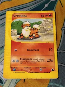 Growlithe - 62/144 - Skyridge - Pokémon TCG Eseries Vintage Pokemon Card Italian - Image 1