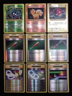 VLP Lot Of 9 XY Evolutions Reverse Holo 2016 Pokemon Cards Commons Trainers - Image 1