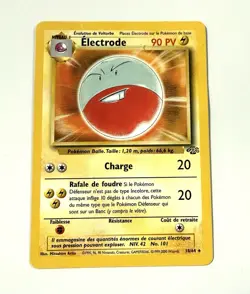 Électrode 18/64 Rare Jungle Set French Pokémon Card WOTC 1999 Vintage - Image 1