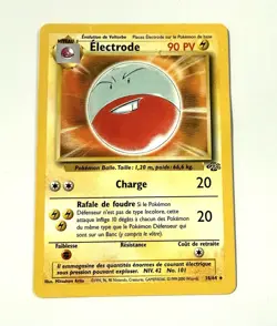 Électrode 18/64 Rare Jungle Set French Pokémon Card WOTC 1999 Vintage - Image 3