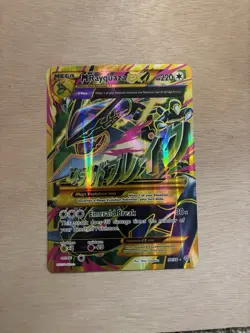 Mega M Rayquaza EX 98/98 Ancient Origins Full Art Jumbo Pokemon Card - Image 1