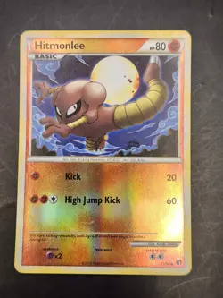 Hitmonlee 52/90 Undaunted Reverse Holo Pokémon TCG Card NM - Image 1
