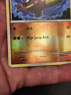 Hitmonlee 52/90 Undaunted Reverse Holo Pokémon TCG Card NM - Image 8