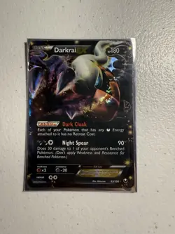 Darkrai EX 63/108- Dark Explorers Ultra Rare 2012 Pokémon Card - Image 3