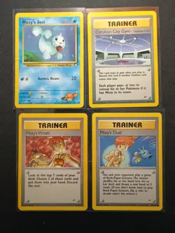 Misty's Gym Challenge Lot LP 12 Vintage Pokemon Cards Must See WOTC TCG - Image 10