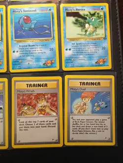 Misty's Gym Challenge Lot LP 12 Vintage Pokemon Cards Must See WOTC TCG - Image 16