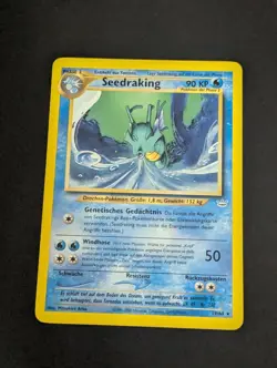 German Pokemon Card - Seedraking (Kingdra) 19/64 - Neo Discovery-Non Holo Lp - Image 1
