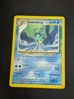German Pokemon Card - Seedraking (Kingdra) 19/64 - Neo Discovery-Non Holo Lp - Image 3