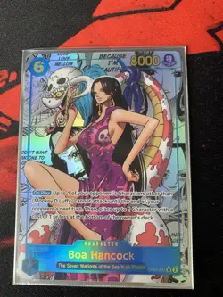 Boa Hancock OP07-051 Parallel Manga Alt Art ONE PIECE Card Game English - Image 6