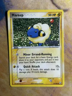 Mareep 67/109 EX Team Rocket Returns Reverse Holo Stamped Pokémon Card - Image 2