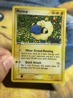 Mareep 67/109 EX Team Rocket Returns Reverse Holo Stamped Pokémon Card - Image 8