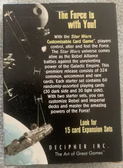 Star Wars Customizable Card Game Premiere Starter Set Deck NOS - Image 4