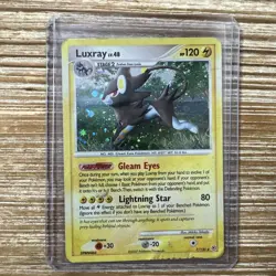 Luxray 7/130 Holo Rare Diamond & Pearl Pokémon Card 2007 HP-Damaged - Image 1