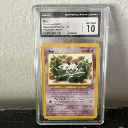 CGC 10 - 2000 WOTC Black Star Promo Mew # 47 Pokemon Card - Image 1