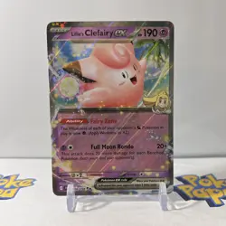 Lillie's Clefairy Ex 56/159 Ultra Rare Journey Together Pokemon Card TCG - Mint - Image 1