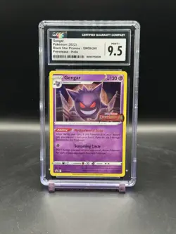 Gengar SWSH241 CGC 9.5 – Prerelease Holo Black Star Promo Pokemon - Image 3