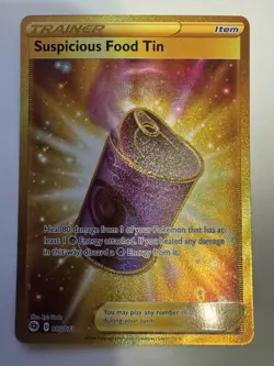 Suspicious Food Tin 080/073 Secret Rare Gold Holo Pokémon Champion's Path - Image 3