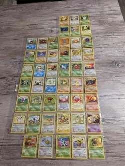 Pokemon WOTC Card Complete Set Of Jungle Non Holo Rare Uncommon & Common NM - Image 1