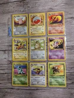 Pokemon WOTC Card Complete Set Of Jungle Non Holo Rare Uncommon & Common NM - Image 2