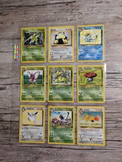 Pokemon WOTC Card Complete Set Of Jungle Non Holo Rare Uncommon & Common NM - Image 4