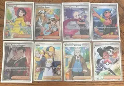Pokémon TCG Full Art Trainer Lot of 8 Sword & Shield + Scarlet & Violet Era - Image 1