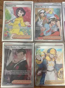 Pokémon TCG Full Art Trainer Lot of 8 Sword & Shield + Scarlet & Violet Era - Image 2