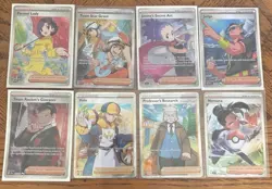 Pokémon TCG Full Art Trainer Lot of 8 Sword & Shield + Scarlet & Violet Era - Image 4