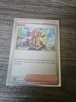 Pokemon - Arven 186/197 - Obsidian Flames - Near Mint - Trainer Supporter - Image 1