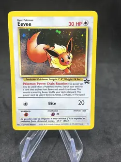 Eevee Black Star Promo 11 Holo Pokemon Card With/swirl 👀 - Image 12