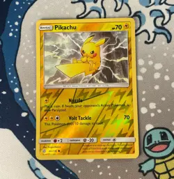 Pikachu 66/236 Reverse Holo Sun & Moon Cosmic Eclipse Pokemon Card 2019 NM - Image 1