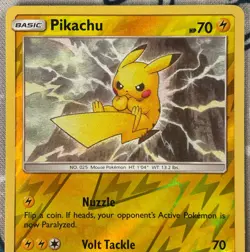 Pikachu 66/236 Reverse Holo Sun & Moon Cosmic Eclipse Pokemon Card 2019 NM - Image 2