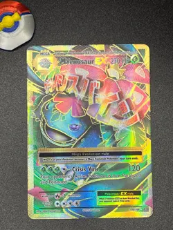 M Venusaur EX Full Art #100 XY Evolutions Holo Pokemon Card Mega Mint 🔥 - Image 5