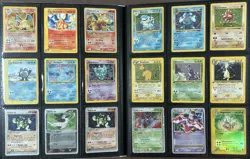 Vintage Pokemon Card Collection Lot Binder 76x Holos, WOTC, BS2 Charizard Holo - Image 1