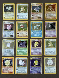 Vintage Pokemon Card Collection Lot Binder 76x Holos, WOTC, BS2 Charizard Holo - Image 11