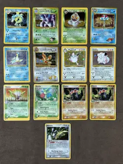 Vintage Pokemon Card Collection Lot Binder 76x Holos, WOTC, BS2 Charizard Holo - Image 15